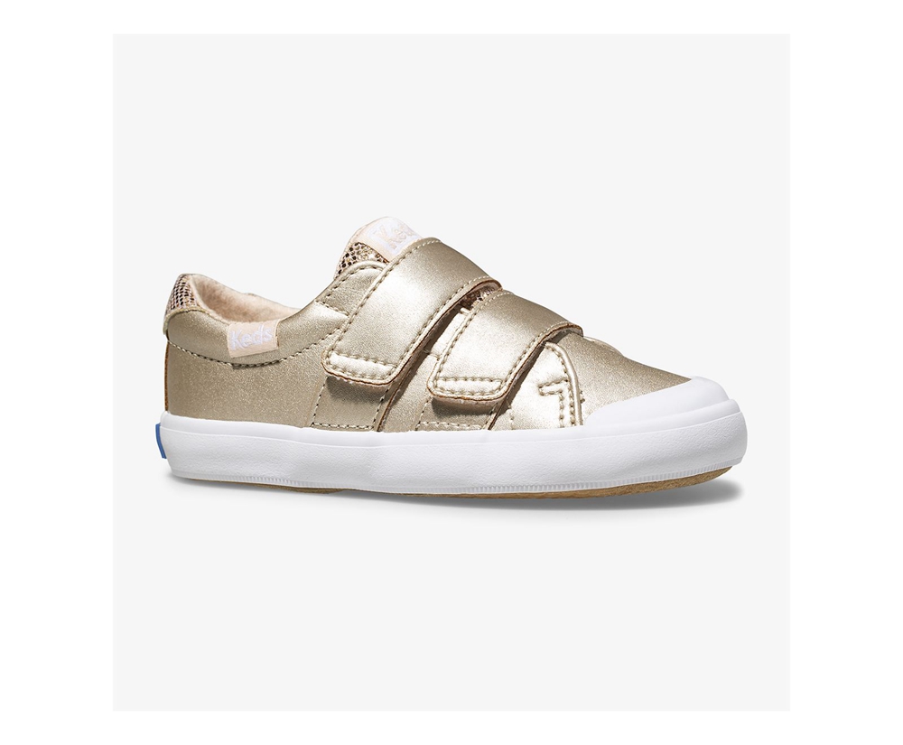 Slip Ons Keds Niña Rosas Dorados - Courtney - 4038-DMNXP